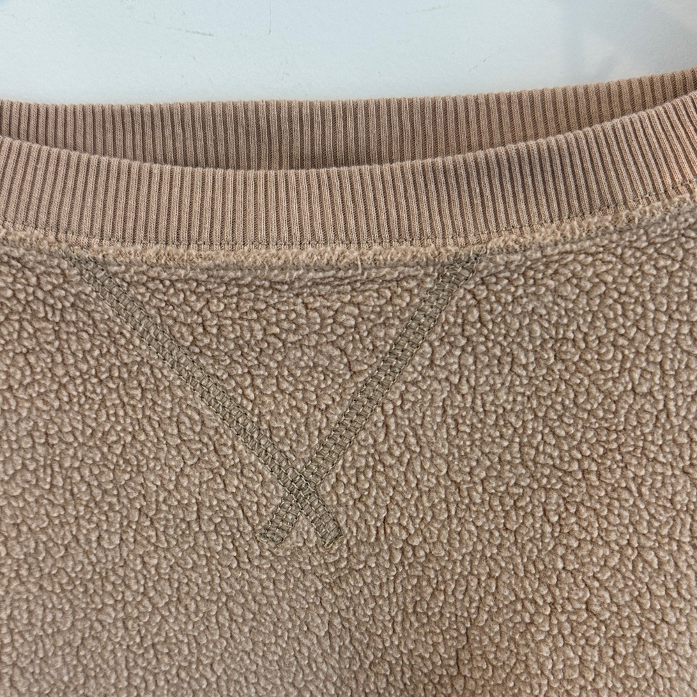 American Eagle Oversized Tan Women's Sweatshirt - Picture 5 of 9